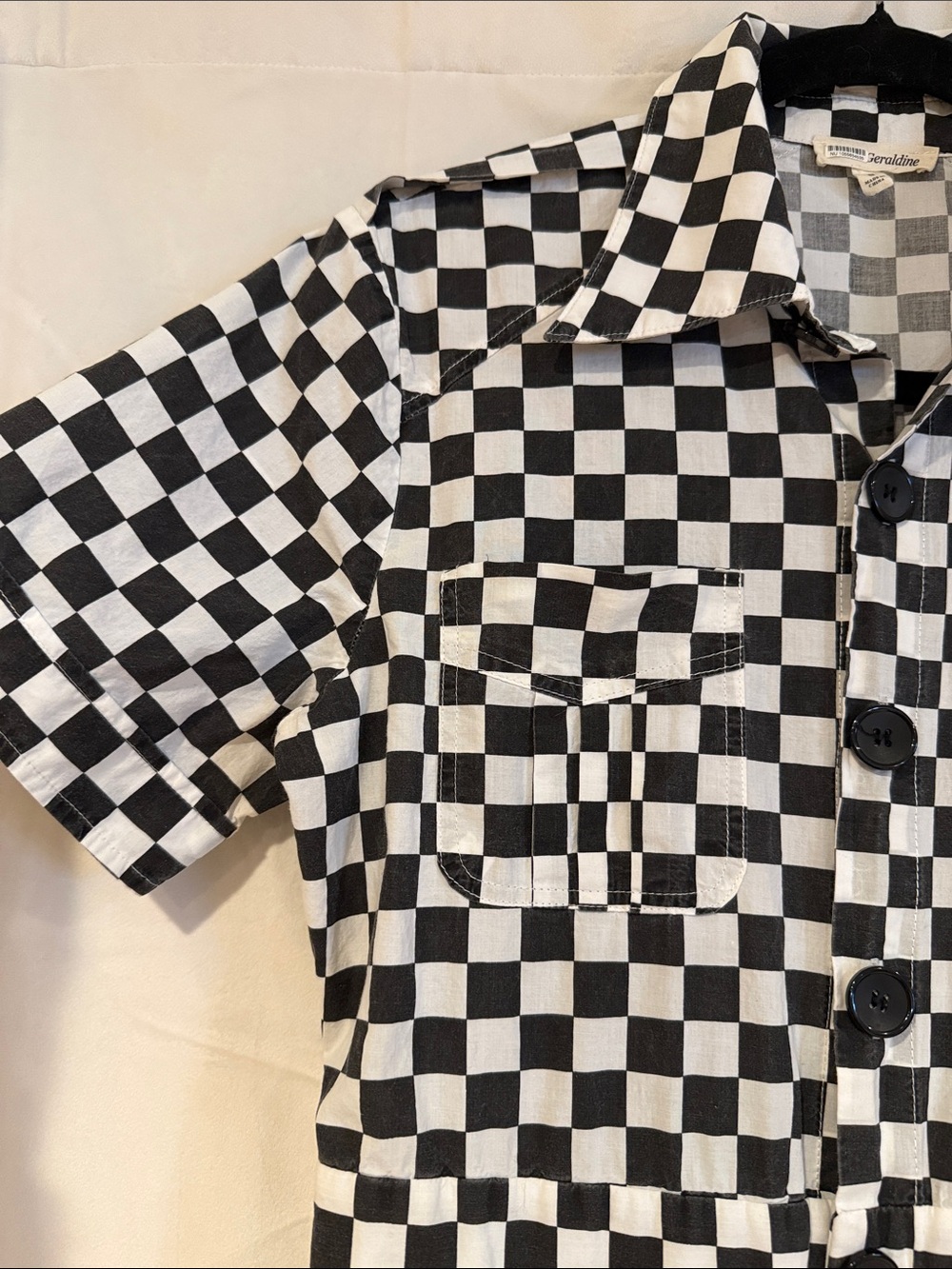 Anthropologie Saint Geraldine Marrs Checkered Coveralls/Jumpsuit - Picture 11 of 11